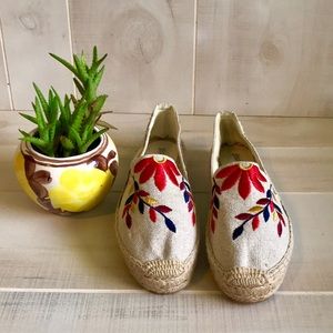 Soludos Espadrille embroidered flats